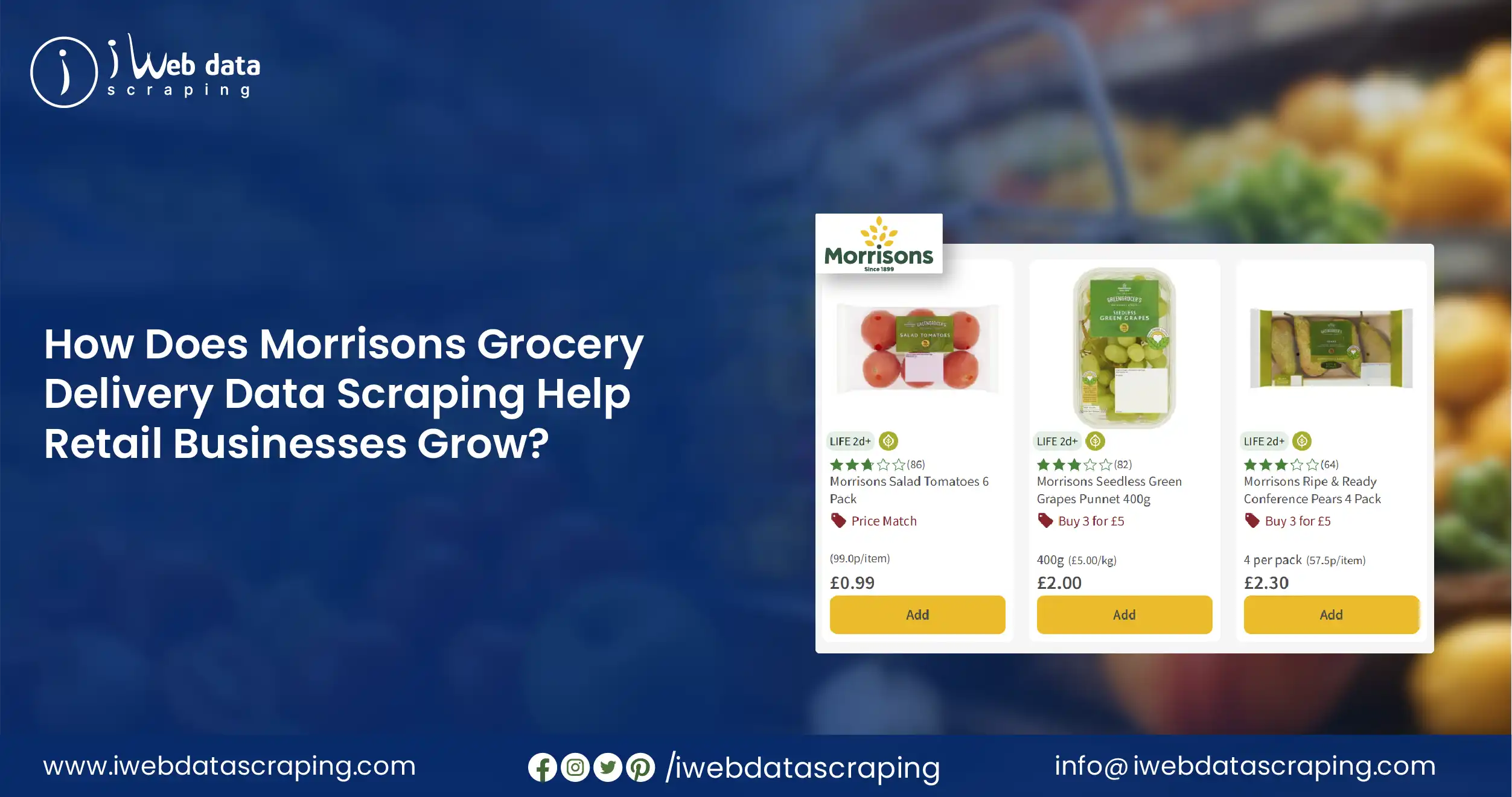 Morrisons Grocery Delivery Data Scraping